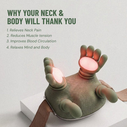 Wireless Neck & Back Massager – Portable Deep Massage for Muscle Relaxation