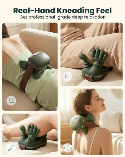 Wireless Neck & Back Massager – Portable Deep Massage for Muscle Relaxation